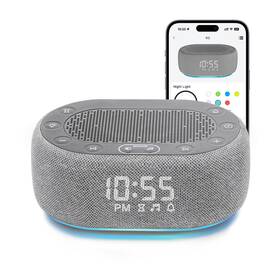 1mii 976331144413 White Noise Sound Machine With Alarm Clock For Sleep Adult
