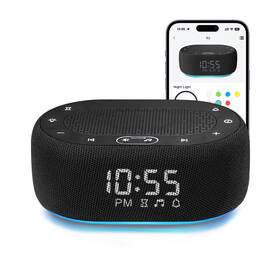 1mii 976331144437 White Noise Sound Machine With Alarm Clock For Sleep Adult