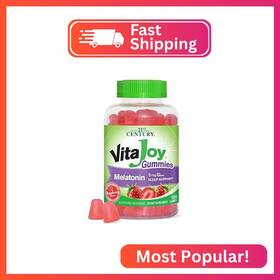21st Century 27770 Vitajoy Melatonin 5mg Gummies 120 Count Strawberry Flavor Chewab
