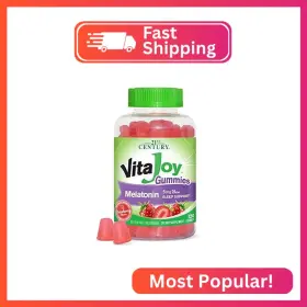 27770 21st Century Vitajoy Melatonin 5mg Gummies 120 Count Strawberry Flavor Chewab