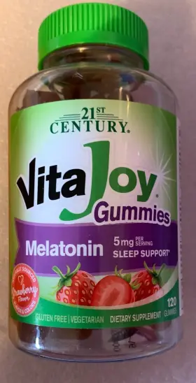 21st Century 740985277706 Sealed Vita Joy 120 Ct 5mg Melatonin Gummies Sleep Support Exp 7-25
