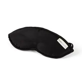 313043137108 Natura Organic Cotton Sleep Mask Midnight Black Made In The Usa