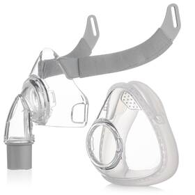 3b Medical 817783023269 Siesta Full Face Mask Small Clear Cushion Ergonomic Design Open Vision Sleep Aid