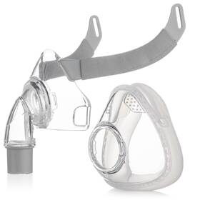 3b Medical 817783023283 Siesta Full Face Mask Without Headgear Kit Large Clear