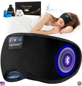 B07dg279mb 3m Bluetooth Sleep Mask With Headphones Wireless Earbuds Blackout Eye