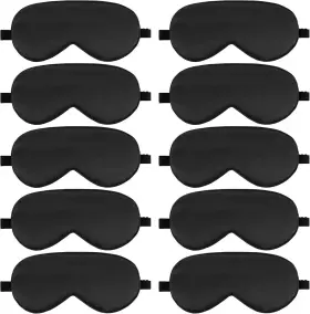 Ke9qcmt7i 632366 1 10 Pcs Silk Sleep Mask Set Adjustable Eye Shade Cover Blackout Sleeping For