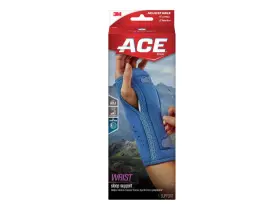 Ace 051131225992 Night Wrist Sleep Support Adjustable Blue Helps Provide Relief From Sympt