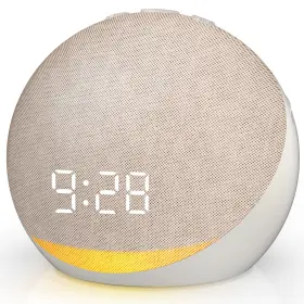 H04-1 Acedeck Sound Machine Alarm Clock For Bedroom 25 Natural Sleep Sounds - White Noise