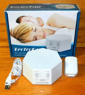 Asm-1007-wr Adaptive Sound Technologies Asm1007wr Lectrofan Fan And White Noise Machine - Excellent