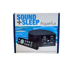 B0cl7n7nm4 Adaptive Sound Technologies Sleep Aquarius White Noise Machine Black
