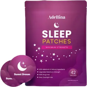 Adellina 726084443556 Sleep Patches For Adults Extra Strength Easy-to-apply Patch With Melatoni