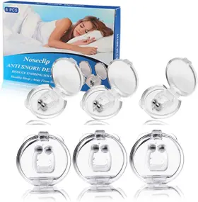 Adovoc 313093014091 Anti Snoring Devices 6pcs Nose Clip Silicone Device