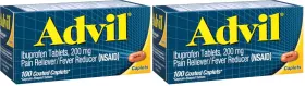 F00573016040p Advil Pain Reliever And Fever Reducer Relief 100 Count Pack Of 2