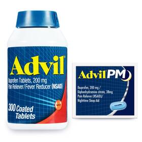 Advil F00573171754 Pain Reliever And Fever Reducer Ibuprofen 200mg For 2 Piece Set