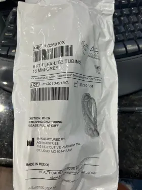 Jpg010421ag Ag Industries Redmed 6 Ft Flex-lite Tubing 15-mm - Grey Qty 10
