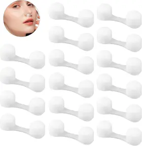 Chj3cwya Ahqizfx 50pcs Nose Plug Filter Disposable Dust Filters Bulk Softness White