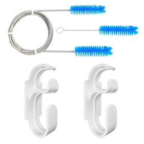 Aifeedi 768771835541 Cpap Cleaning Kit And Hose Holder Set 7ft Brush Mask 2 Non-slip De