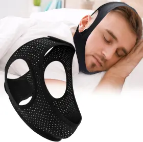Air Blow 445056256286 Anti Snoring Devices Chin Strap For Sleeping Adjustable Breathable