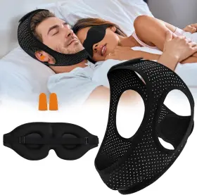 Air Blow 757837812442 Anti Snoring Devices Chin Strap For Sleeping Comfortable Effective Stop Snori