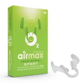 Amz-airspen05-ean-fba Air Max Airmax Sport Nasal Dilator - Breathing Aids For Working Medium Transparent