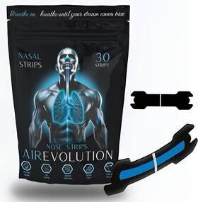 Airevolution Airev0001 Nasal Strips For Snoring - Nose Breathing One Big Spring Technology