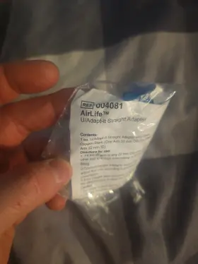 004081 Airlife U/adapt-it Straight Adapter
