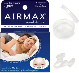 2302 Airmax Nasal Dilator For Better Sleep - Natural Small Pack Of 1 Clear