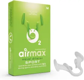 Airmax Bv 744110113150 Sport Nasal Dilator - Breathing Aids For Working Out Medium Vacation