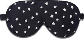 Alaska Bear 705353426018 Natural Silk Sleep Mask Super Smooth Eye Black Stars