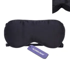 Alaska Bear 736950538941 Sleep 2 Straps Mulberry Silk Twin Thin Elastic Bands Stay Put All Night Su