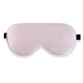 Ab-em001-18 Alaska Bear Silk Sleep Eye Mask Pink/black Blackout