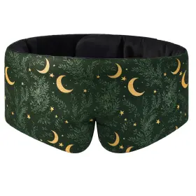Em001-85 Alaska Bear Wraparound Style Silk Eye Mask Big Wide Headband And Large Coverage Sleeping