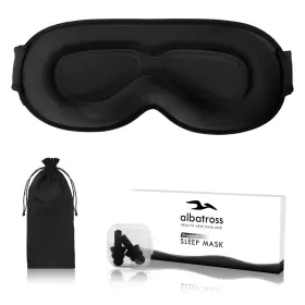 Albatross Health New England 810135280099 Sleep Mask For Upgraded 3d Contoured Cup Eye Blindfold Block Out Light E