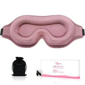 Albatross Health New England 850037281107 Sleep Eye Mask For Men Women Lash Extensions 3d Sleeping Travel Blackout