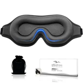 Albatross Health New England 850037281114 Sleep Eye Mask For Men Women Lash Extensions 3d Sleeping Travel Blackout
