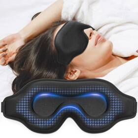 Albatross Health New England B0dt9b6d3v Weighted Eye Mask For Sleeping 3d Contoured Blackout Adjustable Strap 4.6oz