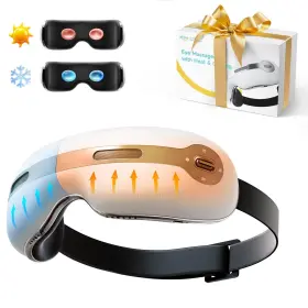 Alljoy 744316625624 Christmas Gifts Eye Massager With Heat And Cooling For Migraines Dry E