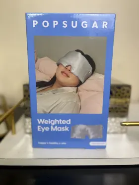 Psgr0204 Allstar Products Group Popsugar Weighted Sleep Mask Silky Soft Aromatherapy With Lavender And Mint New