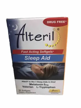 030-1364 Alteril Natural Sleep Aid Fasting Act Aids In 1 30 Tablets
