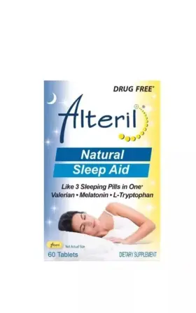 Alteril 897343001357 Sleep Aid Tablets 60ct 3 Aids In One - Exp 06/2025 Alteril 897343001357 Sleep Aid Tablets 60ct 3 Aids In One - Exp 06/2025