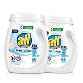 2671492 Amazonus/sunfq Mighty Pacs With Stainlifters Free Clear Laundry 66 Count Pack Of 2