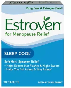 Amerifit 313115647634 Estroven Sleep Cool Caplets 30 Ea Pack Of 3
