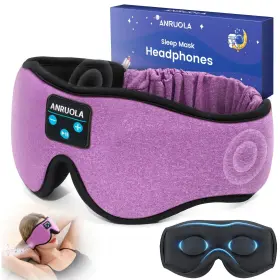 Arls01 Anruola 3d Bluetooth Sleep Mask And Wireless Headphones For Side Sleepers Comfortable