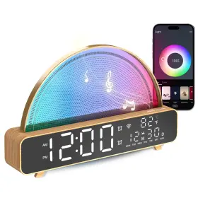 Rcnzyy002 Anyplus White Noise Sound Machine Sunrise Alarm Clock App/ai Voice Control Work For