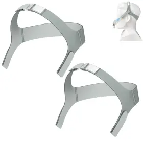 Nuance-62002 Anzorhal Replacement Headgear For Nuance Pro Gel Nasal Pillows Mask - 2 Packs