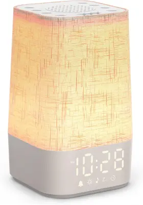 Sm-02 Apuzom Sound Machine White Noise With 30 Soothing Sounds Sleep Timer Ivory