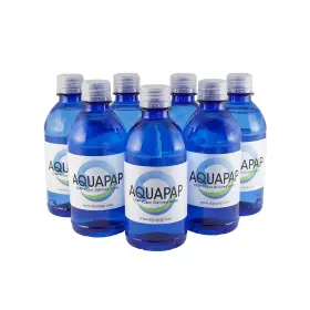 Aquapap 645497746996 12 Ounce 8 Pack Vapor Distilled Cpap Water 1-2 Nites Per Bottle For Use W