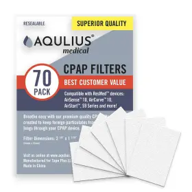 Aqulius 857974008019 Disposable Cpap Filters One Year Supply - Fits All Resmed Air 10 Airsense