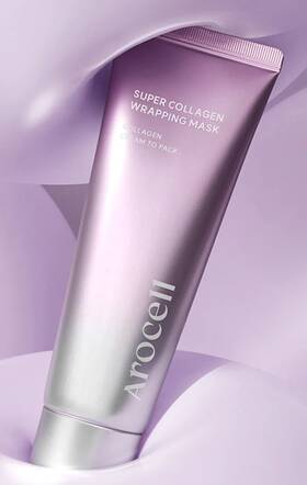Arocell Official 809710461468 Super Collagen Wrapping Facial Mask Peel Off Face - New