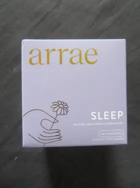 Arrae 850045105105 Sleep Natural Melatonin Alternative Dietary Supplement 60 Capsules